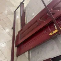 فروش در دولنگه چوبی با حفاظ