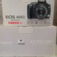 دوربین canon 400D و پرینتر سلفی cp800|دوربین عکاسی و فیلم‌برداری|اردبیل, |دیوار