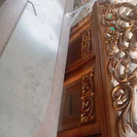 کمد دو طبقه چوب گردو