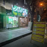 فروشنده خانوم در لبنیات