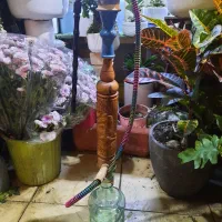 قلیان تنه چوبی معاوضه با کتونی zx سفارش کره و نایک