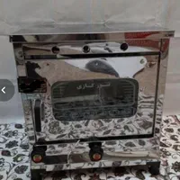 فر تنور گازی/تمام استیل گرگان/دوشعله/گالوانیزه