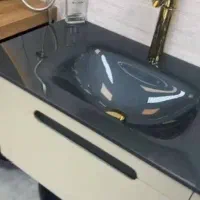 روشویی ۴۵در۹۰ کریستال فوق لاکچری نو و نصب نشده|لوازم سرویس بهداشتی|تهران, شوش|دیوار