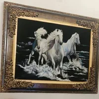 قاب نقاشی روی پارچه