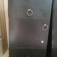 کمد ام دی اف چرخ دار