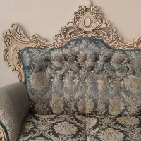 مبل سلطنتی با عسلی|مبلمان خانگی و میز عسلی|میانه, |دیوار