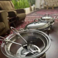 سوفله خوری استیل پایه دار درب دار و وارمردار