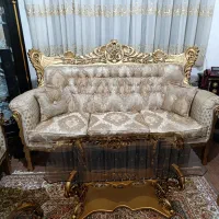 مبلمان سلطنتی 7 نفره در حدنو تمام چوب راش|مبلمان خانگی و میز عسلی|ورامین, ورامین|دیوار