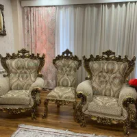 مبل سلطنتی ۹ نفره|مبلمان خانگی و میز عسلی|آمل, |دیوار