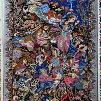 قالیچه دستباف مینیاتور