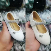 کفش مجلسی دخترانه پاپیون نگین 2 رنگ سایز 25 تا 31