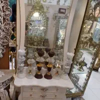 آینه قدی سه کشویی با شمعدونی نو