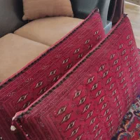 پشتی دستباف ترکمنی