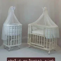گهواره سنتی نوازد مدل اروین تخت کنارمادر مدل اروین|تخت و صندلی بچه|تبریز, |دیوار