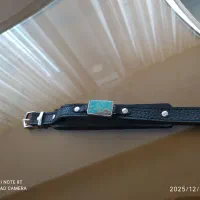 دستبند فیروزه چرمی