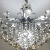 لوستر استیل ۱۲ شاخه(۲عدد)