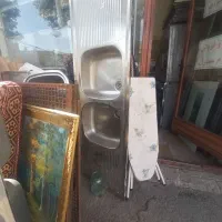 سینک دو لگن استیل 50 در یک و پنجاه