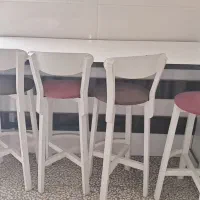 میز نهارخوری بلند ام دی اف