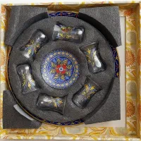 سرویس چای خوری ترکیه ای اصل پاشا باغچه نو با جعبه|ظروف سرو و پذیرایی|تهران, فلاح|دیوار
