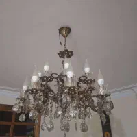 لوستر۱۶شعله برنز