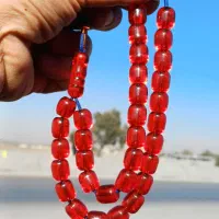 تسبیح سندلوس سرخ آبی آلمانی|جواهرات|کرمانشاه, |دیوار