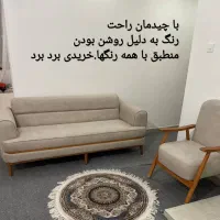 مبل نونو 2دست مبل 3روزه خریدم37میفروشم24 بافاکتورش|مبلمان خانگی و میز عسلی|تهران, اوقاف|دیوار