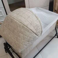 گهواره سنتی چوبی فلزی تاشو مسافرتی میلاد سیسمونی|اسباب و اثاث بچه|تهران, عبدل‌آباد|دیوار