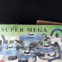 سرویس ۱۲پارچه استیل حک المان مدل مگا