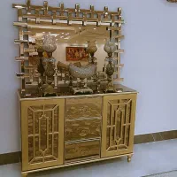 سرویس چوب طرح آیینه ای