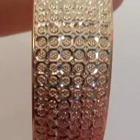 النگو نیم پهن طلا