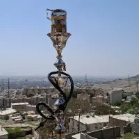 قلیان مصری دو کاسه،قلیان خلیل مامون،قلیان کافه ایی|کلکسیون و سرگرمی|کرج, کلاک بالا|دیوار