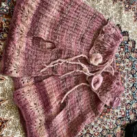 شنل دخترونه بافتش کار دسته