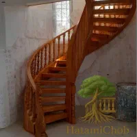 نصب پله های چوبی ترموود آلاچیق|خدمات پیشه و مهارت|هچیرود, |دیوار