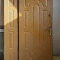 درورودی چوبی 2لت همراه با چارچوب و قفل و 4عدد کلید|مصالح و تجهیزات ساختمان|شاندیز, |دیوار