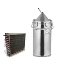 ۵۵لیتری عرقگیر تمام استیل ابی برقی گلابگیر