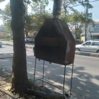 منقل کبابی با کلاهک هود