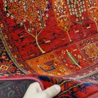 فرش ۷۰۰ شانه درخت زندگی سبز، ۱۰ میل ضخامت|فرش|تهران, نعمت‌آباد|دیوار