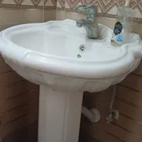 روشویی بزرگ پاپیون با شیرآلات