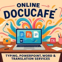 خدمات اینترنتی آنلاین،تایپ، تحقیق، ساخت پاورپوینت