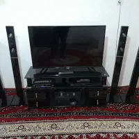 تلویزیون ، گیرنده ، سینمای خانگی ، میز