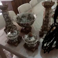 ۵تکه ظروف پذیرایی زیر خاکی همه با هم ۱تومان