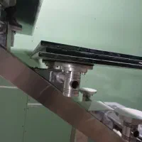 پله آلومینیوم با کف پله شیشه سکوریت ۳ لایه