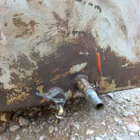 مخزن فلزی ۲۰۰۰ لیتری|مصالح و تجهیزات ساختمان|بندر گناوه, |دیوار