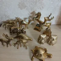 مجسمه حیوانات برنجی برنزی برنز آنتیک دکوری هندی