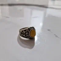 ۲تاانگشتر نقره عقیق