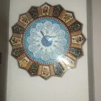 ساعت دیواری خاتم و مینا کاری