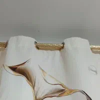 پرده پانچی طرح گل