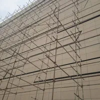 اجرای نمای بیرونی سرامیک خشک کراتین وال کامپوزیت