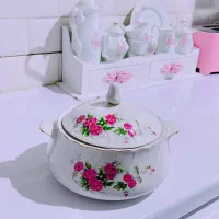 سوپخوری گلسرخی اصل چین (دورطلایی)