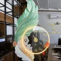 تابلوپر و ساعت چراغ دار|تابلو، نقاشی، عکس|ساری, |دیوار